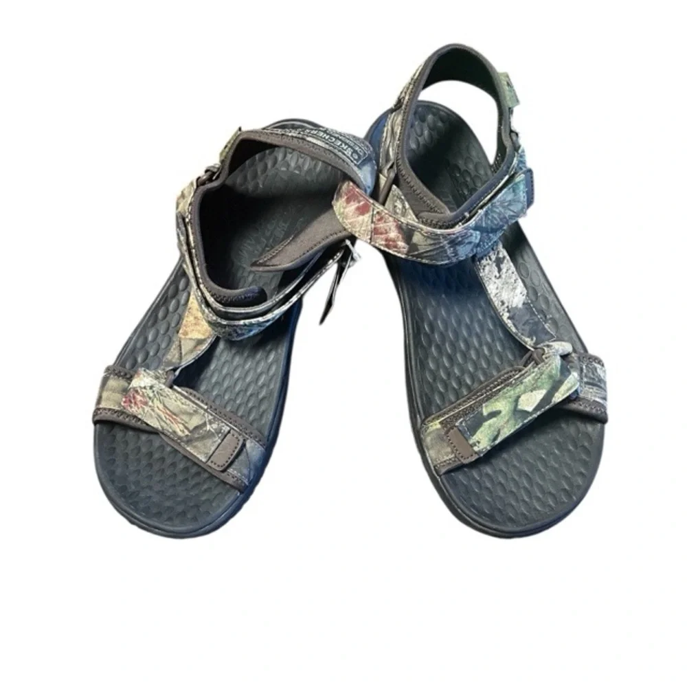 Sketchers Men’s‎ Camo Rip Tide Sandals Goodyear Soles NWT